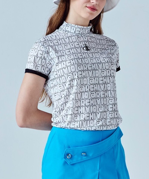 archivio（アルチビオ） tシャツ 半袖 「LADIES」UV速乾総ロゴプル