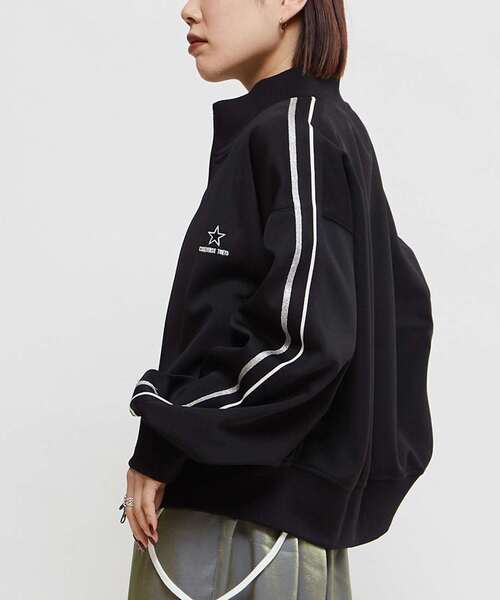 CONVERSE TOKYO ジャージ SIDE LINE SHORT TRACK JACKET(WOMEN'S