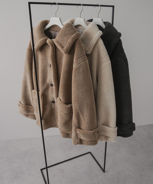 「rectangle」 ジャケット FREE モカ レディース_画像7