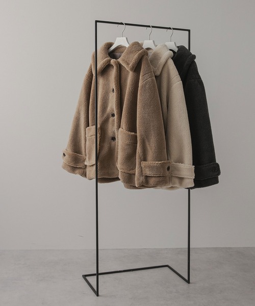 「rectangle」 ジャケット FREE モカ レディース_画像8