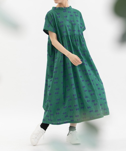 nop de nod（ノップドゥノッド） ジャンパースカート リネンコットン