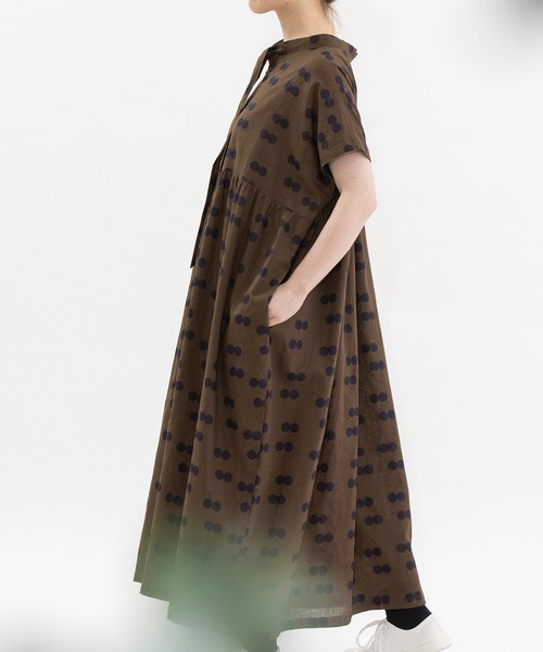 ♬.*゜はぎさん様ご売約→【美品】nop de nod リネンコットンワンピース nop de nod（ノップドゥノッド） ワンピース リネンコットンダブル