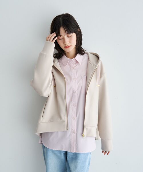 YECCA VECCA（イェッカヴェッカ） ブルゾン アウター バックプリーツ 
