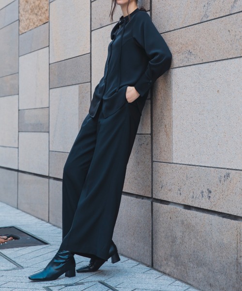 「LEANN MOMENT」 長袖シャツ フリー ホワイト レディース_画像8