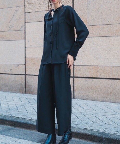 「LEANN MOMENT」 長袖シャツ フリー ホワイト レディース_画像9