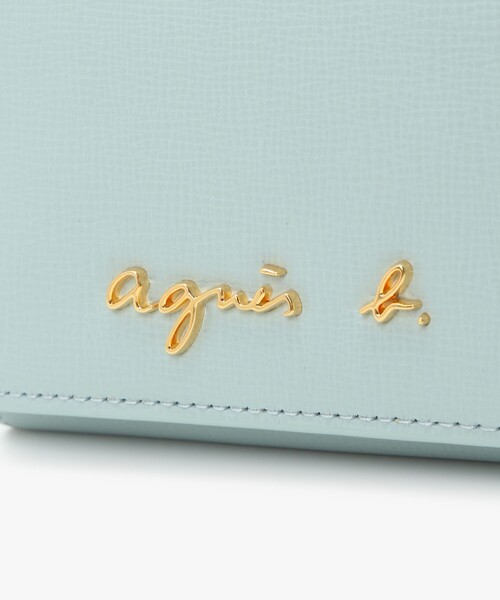 agnes b.（アニエスベー） 財布 レザー 二つ折り ウォレット ”City