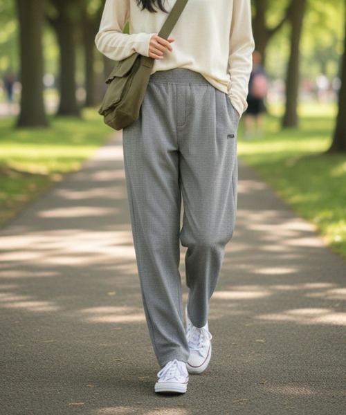 FILA（フィラ） パンツ FILA UVシアーサッカーテーパードパンツ