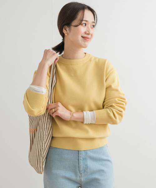 「URBAN RESEARCH DOORS」 長袖ニット MEDIUM ベージュ レディース_画像6