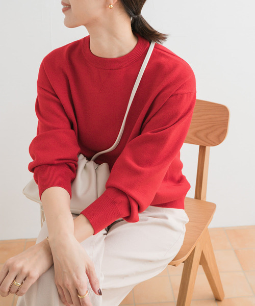 「URBAN RESEARCH DOORS」 長袖ニット MEDIUM ベージュ レディース_画像8