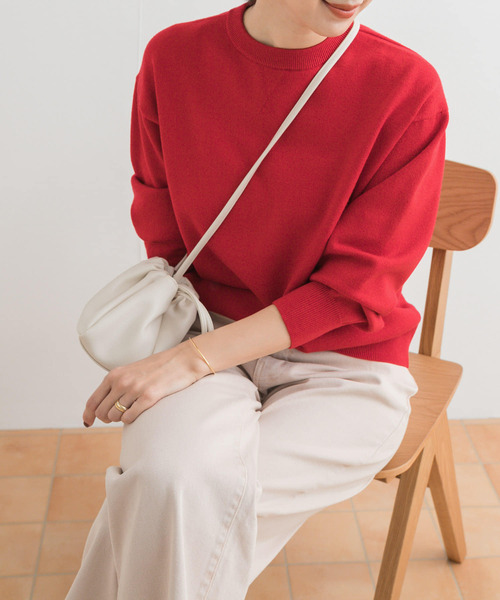 「URBAN RESEARCH DOORS」 長袖ニット MEDIUM ベージュ レディース_画像9