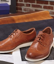 「ROCKPORT」 ローカットスニーカー 25.5cm ブラウン メンズの画像9