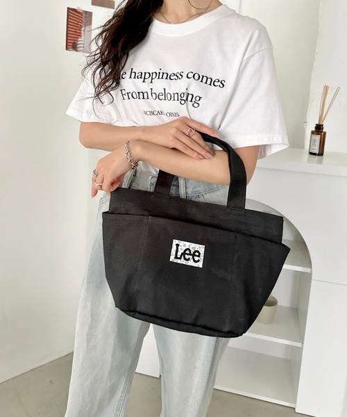 Lee（リー） トートバッグ Lee/バンダナ柄 ロゴプリント 3ポケット