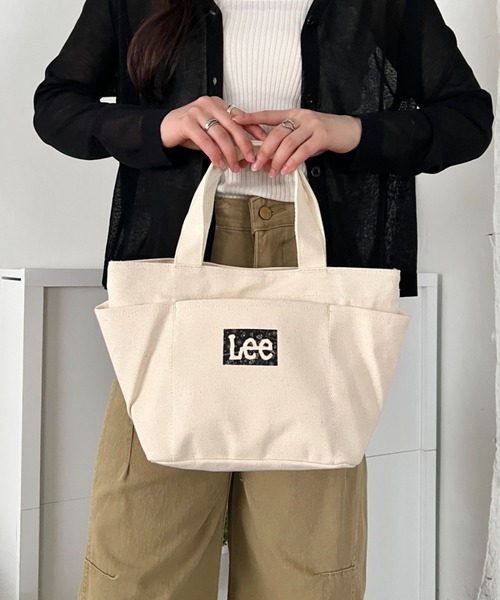 Lee（リー） トートバッグ Lee/バンダナ柄 ロゴプリント 3ポケット