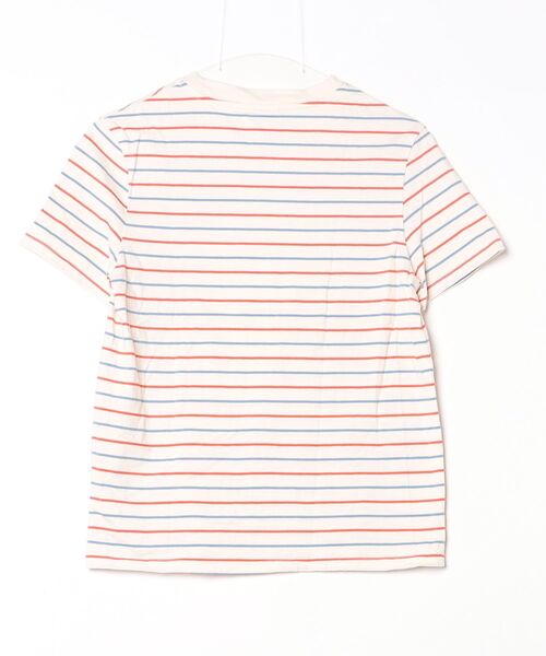 「PETIT BATEAU」 ボーダー柄半袖Tシャツ XX-SMALL ベージュ レディース_画像2
