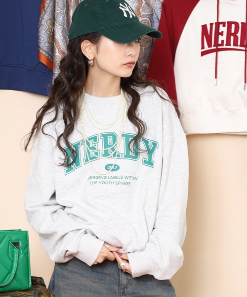「NERDY」 スウェットカットソー L ピンク メンズ_画像5