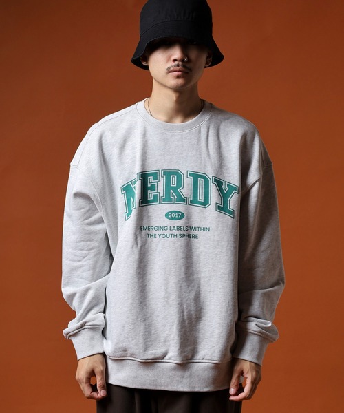 「NERDY」 スウェットカットソー L ピンク メンズ_画像6