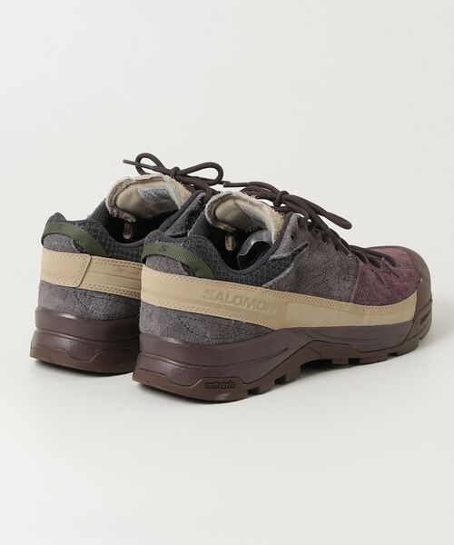 「SALOMON」 X-ALP SUEDE ローカットスニーカー 28cm パープル メンズの画像