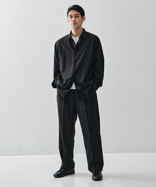ATON（エイトン） スラックス 「ATON / エイトン」別注TWIST WOOL