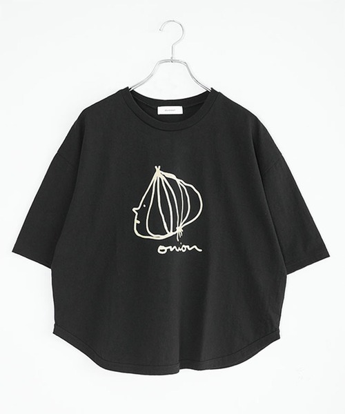SOLAMONAT（ソラモナ） tシャツ パフ天竺 ハーフスリーブプリント PO