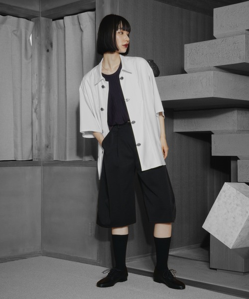 HARE（ハレ） シャツ 「SET UP対応」YOSEタックメタルボタンシャツ