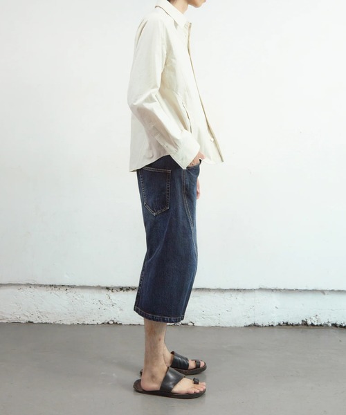 ジーンズ 「NVRFRGT」3D TWISTED JORTS メンズの画像