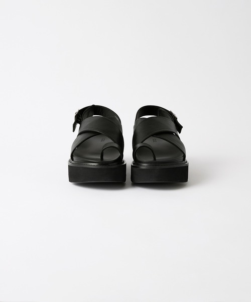 CLEL（クレイル） サンダル 「CLEL」Cow Leather/High Sole Leather