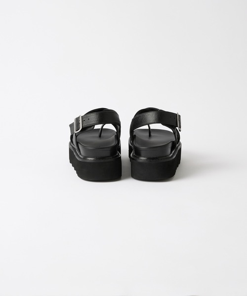 CLEL（クレイル） サンダル 「CLEL」Cow Leather/High Sole Leather