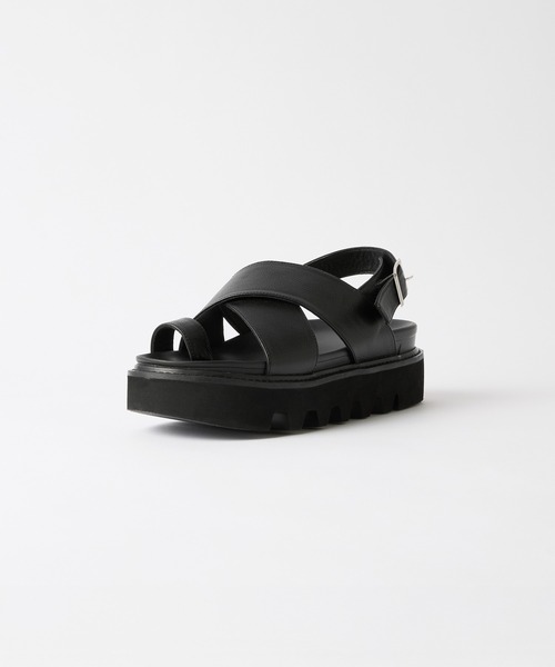 CLEL（クレイル） サンダル 「CLEL」Cow Leather/High Sole Leather