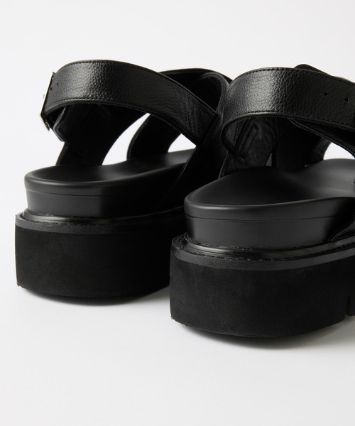 CLEL（クレイル） サンダル 「CLEL」Cow Leather/High Sole Leather