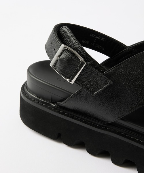 CLEL（クレイル） サンダル 「CLEL」Cow Leather/High Sole Leather