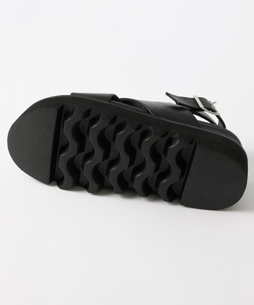 CLEL（クレイル） サンダル 「CLEL」Cow Leather/High Sole Leather