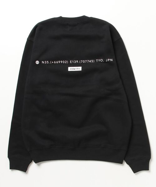 「DOUBLE STEAL」 スウェットカットソー MEDIUM ブラック系その他 メンズ_画像2