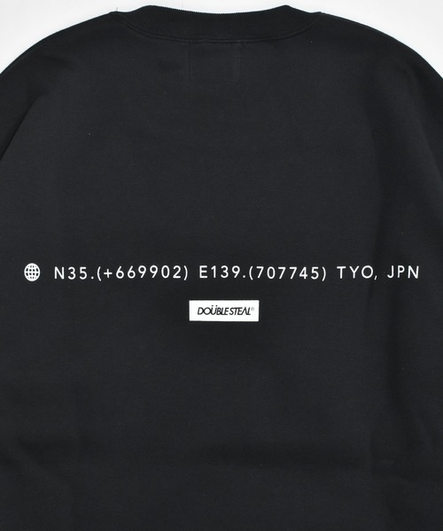 「DOUBLE STEAL」 スウェットカットソー MEDIUM ブラック系その他 メンズ_画像4