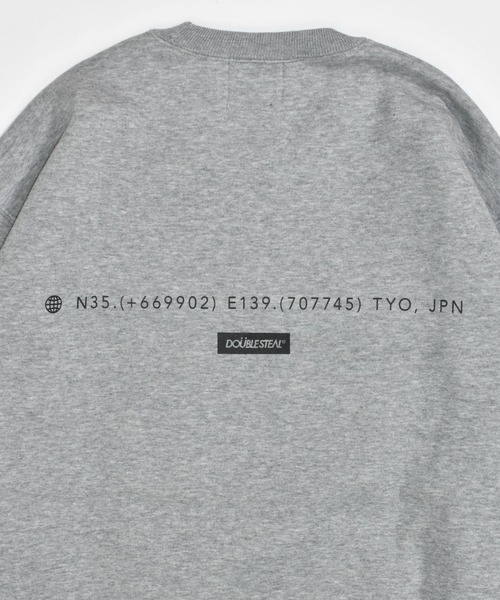 「DOUBLE STEAL」 スウェットカットソー MEDIUM ブラック系その他 メンズ_画像8