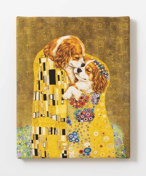 emonique（エモニーク） ポスター 世界の名画 キャバリア 犬 アート