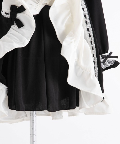 「DearMyLove」 長袖ワンピース MEDIUM ベビーピンク レディース_画像7