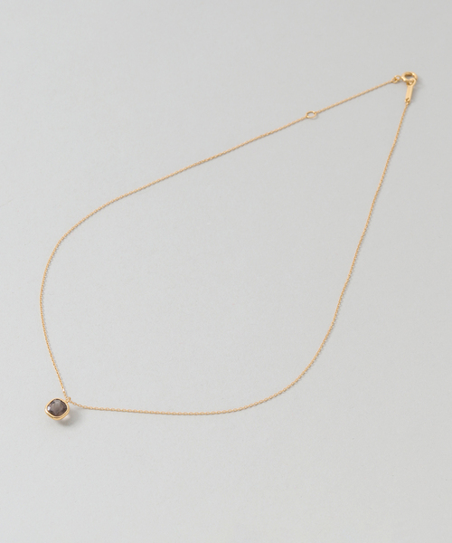 ネックレス 「WEB限定」「SAMH by LILAS」スモーキークォーツネックレス SVK18GP レディースの画像