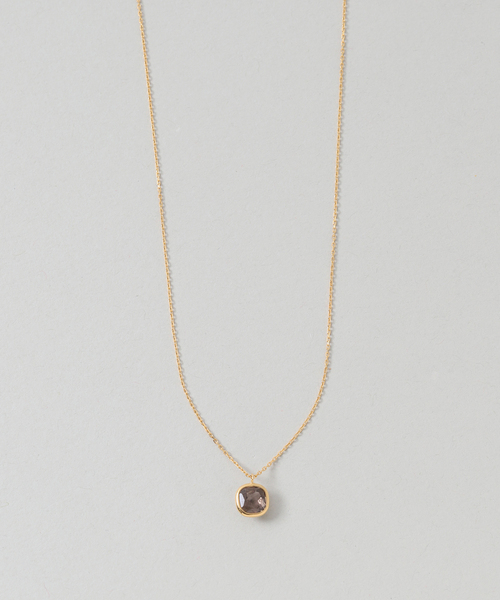 ネックレス 「WEB限定」「SAMH by LILAS」スモーキークォーツネックレス SVK18GP レディースの画像