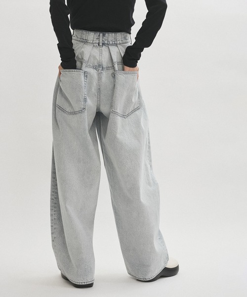 ADAM ET ROPE'（アダムエロペ） デニムパンツ 36 サックスブルー