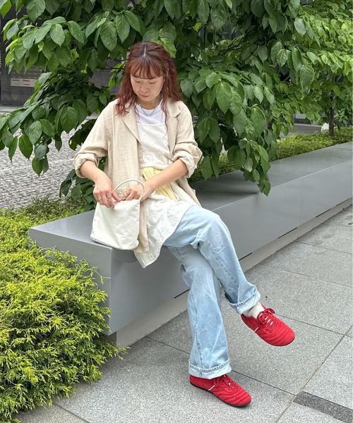 「PILIT」 キャミソールワンピース MEDIUM オフホワイト レディース_画像3