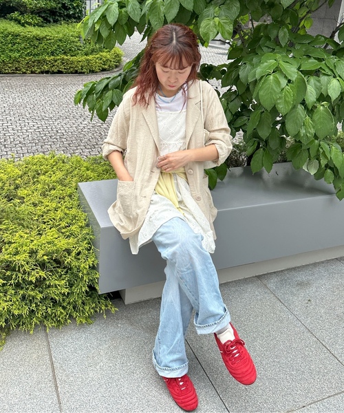「PILIT」 キャミソールワンピース MEDIUM オフホワイト レディース_画像4