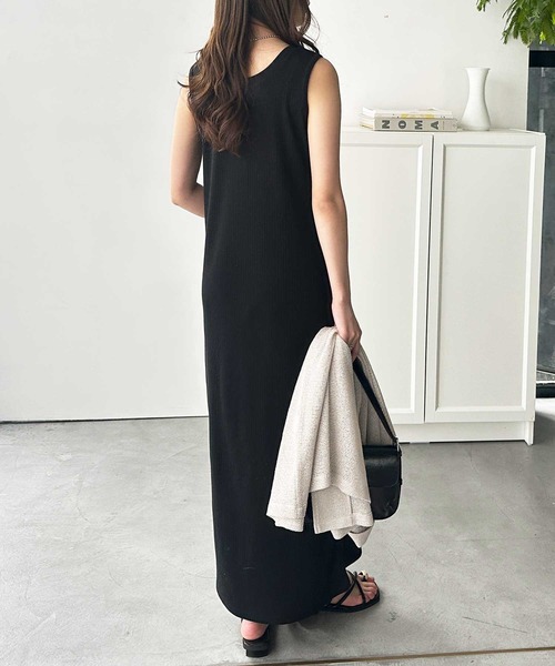 「GeeRA」 ノースリーブワンピース X-LARGE ブラック レディース_画像7