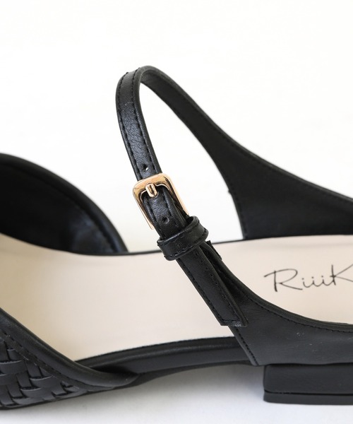 「RiiiKa」 フラットサンダル LL シルバー レディース_画像8