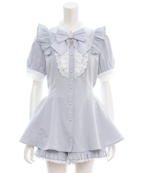 「Secret Honey」 セットアップ MEDIUM ライトブルー レディース_画像9