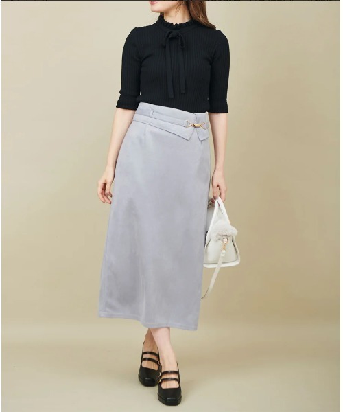 「31 Sons de mode」 ロングスカート M ピンク レディース_画像4