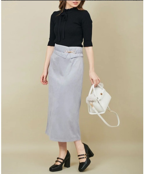 「31 Sons de mode」 ロングスカート M ピンク レディース_画像5