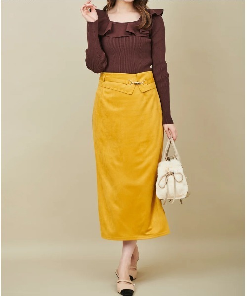 「31 Sons de mode」 ロングスカート M ピンク レディース_画像7
