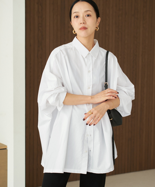 plage（プラージュ） ブラウス シャツ 「追加」Light OX Poncho シャツ