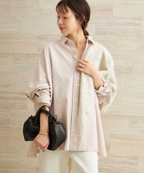 plage（プラージュ） ブラウス シャツ 「追加」Light OX Poncho シャツ