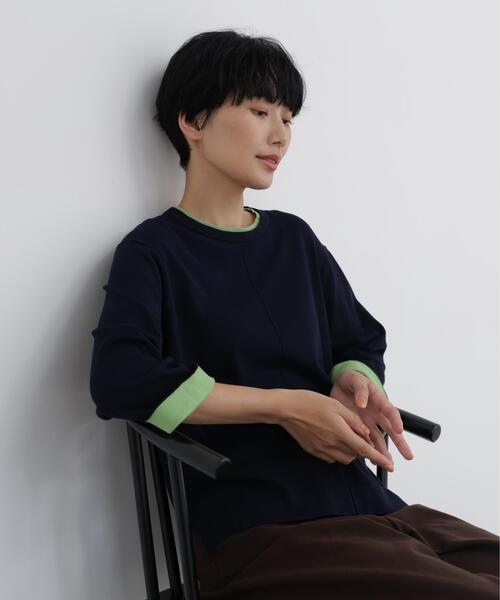human woman（ヒューマンウーマン） ニット セーター 「ドライタッチ